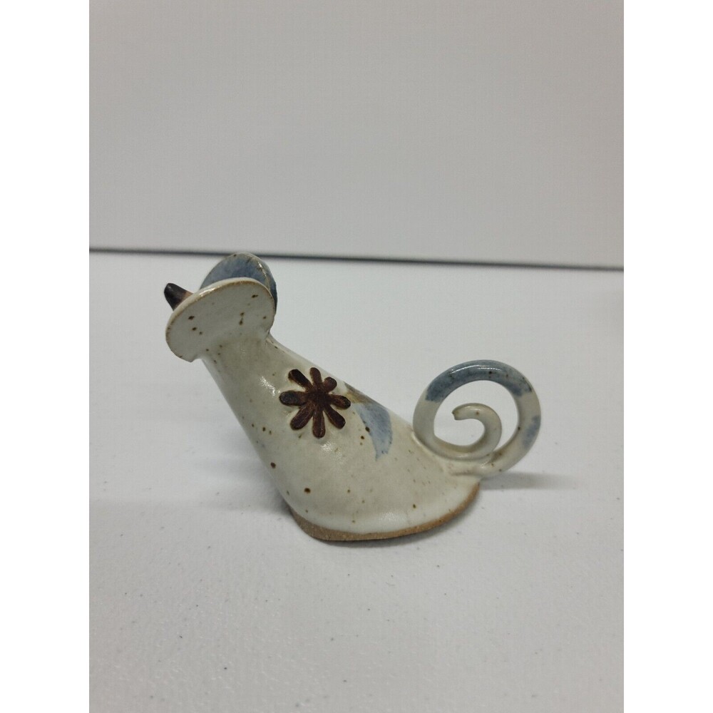 Handcrafted Studio Art Pottery Stoneware Mouse Sculpture Figure